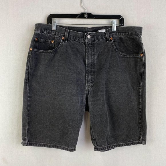LEVI'S Black Denim Short - Picture 1 of 9